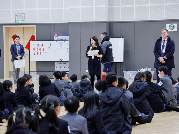 在校100天庆典,南通惠立学校